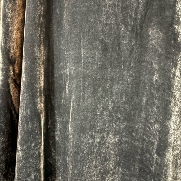 Beautiful Bella Dahl Slate Blue Velvet Halter Mini Dress. Keyhole Back. - Picture 4 of 15